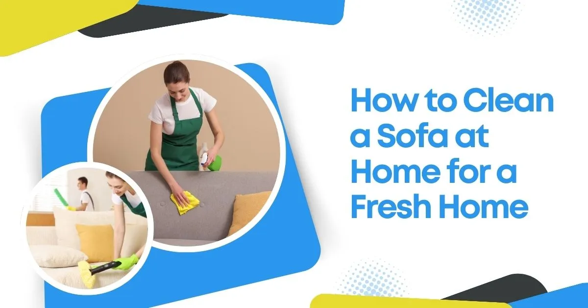 How to clean a sofa at home